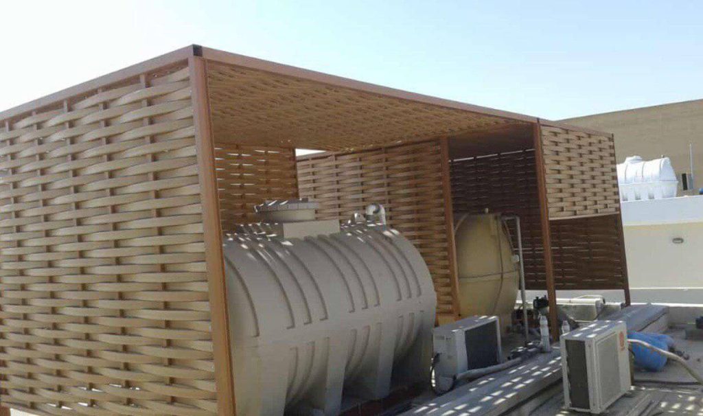 تركيب مظلات خزانات